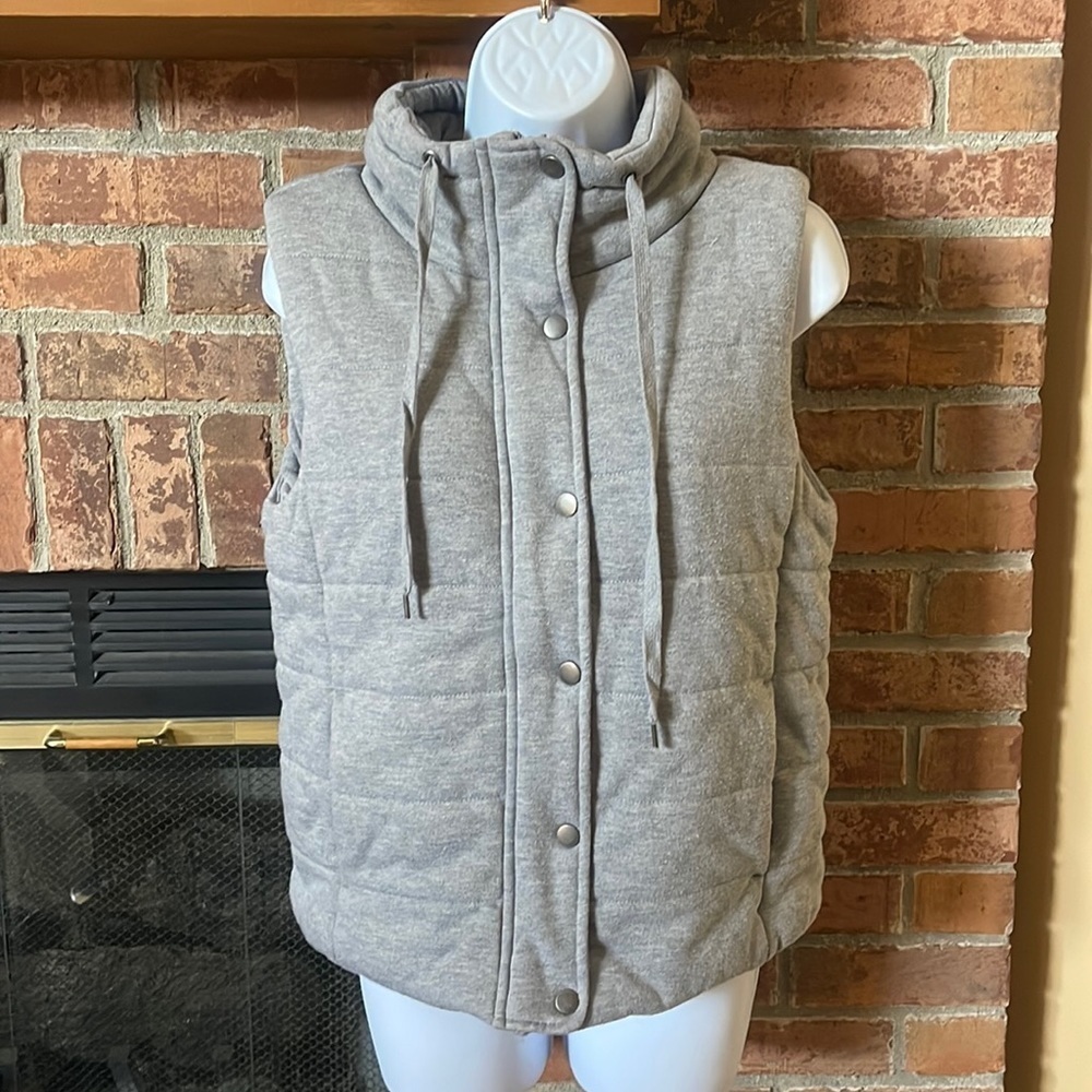 Staccato Light Gray Puffer Vest